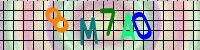 Blue Captcha Image
