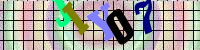 Blue Captcha Image