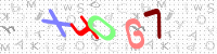 Blue Captcha Image
