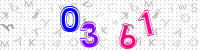Blue Captcha Image