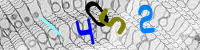 Blue Captcha Image