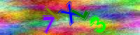 Blue Captcha Image