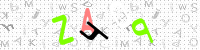 Blue Captcha Image