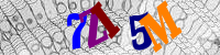 Blue Captcha Image