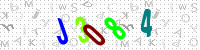 Blue Captcha Image