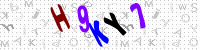 Blue Captcha Image