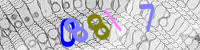 Blue Captcha Image