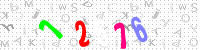 Blue Captcha Image
