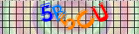 Blue Captcha Image