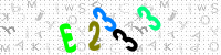Blue Captcha Image