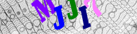 Blue Captcha Image