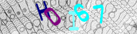 Blue Captcha Image
