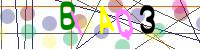 Blue Captcha Image
