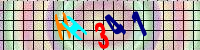 Blue Captcha Image