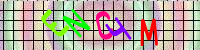 Blue Captcha Image