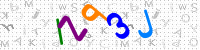 Blue Captcha Image