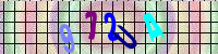 Blue Captcha Image