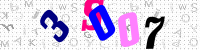 Blue Captcha Image