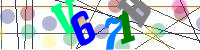 Blue Captcha Image