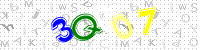 Blue Captcha Image