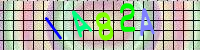 Blue Captcha Image