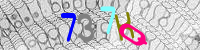 Blue Captcha Image
