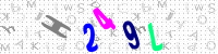 Blue Captcha Image
