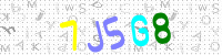 Blue Captcha Image