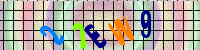 Blue Captcha Image