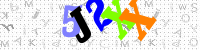 Blue Captcha Image
