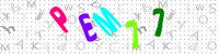 Blue Captcha Image