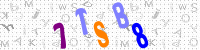 Blue Captcha Image