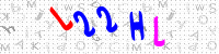 Blue Captcha Image