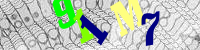 Blue Captcha Image
