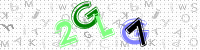Blue Captcha Image