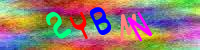 Blue Captcha Image