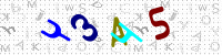 Blue Captcha Image