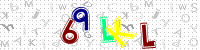 Blue Captcha Image