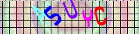 Blue Captcha Image