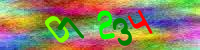 Blue Captcha Image