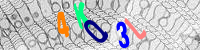 Blue Captcha Image