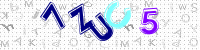 Blue Captcha Image