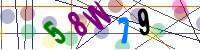 Blue Captcha Image