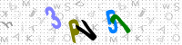 Blue Captcha Image