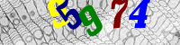 Blue Captcha Image