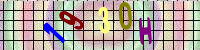 Blue Captcha Image