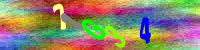 Blue Captcha Image