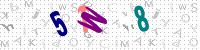 Blue Captcha Image