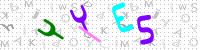 Blue Captcha Image