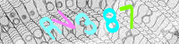Blue Captcha Image